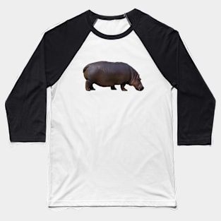 Big Hippopotamus Baseball T-Shirt